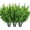 Eucalyptus, variant on Fake Plants Artificial Plant Outdoor Shrubs Faux Grass Plastic Leaves Greenery Bushes Home Garden Wedding Party Decorations Indoor Office Yard UV Resistant Planter Filler Red 2 Pack