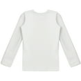 thumbnail image 4 of Raenseen Kids Girls Thermal Underwear Top Fleece Lined Long Sleeve Undershirts Baselayer Underwear White 110, 4 of 9