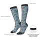 thumbnail image 4 of Fotbe Underwater Animals and Flowers Calcetas Divertidas Estampadas para Hombre y Mujer, Calcetas de Algodón hasta la Rodilla para Caminar, Correr, Enfermería y Embarazo, 4 of 6