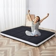 thumbnail image 4 of MOPHOTO Queen Mattress, Extra Thick Floor Mattress, Japanese Futon Mattress, Folding Memory Foam Mattress, Black Foldable Mattress with Storage Bag, 4 of 10