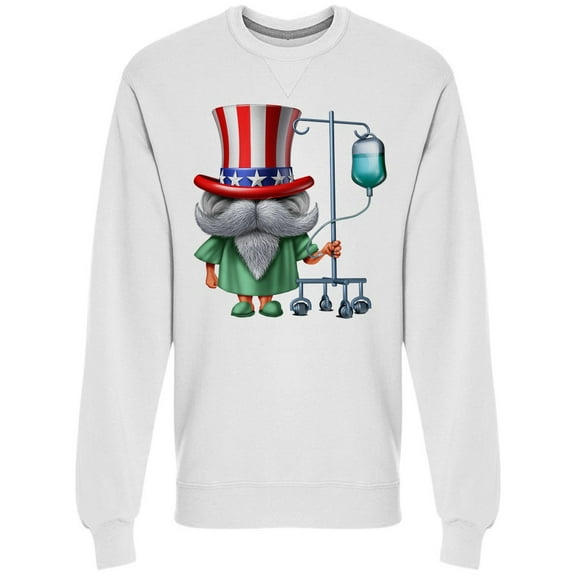 Uncle Slam On Hospital S Sweatshirt Men -Image by Shutterstock, Male XX-Large