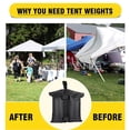 thumbnail image 4 of GVDV Empty Weight Bags, Canopy Sand Bags for Gazebo Tent Sand Pop up Gazebos, Outdoor Canopy Weights, 4Pack, 4 of 6