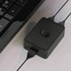 thumbnail image 3 of Conmutador KVM 5Gbps USB 3.0 compartidor bidireccional 2 en 1 salida para PC teclado ratón impresora, 3 of 9