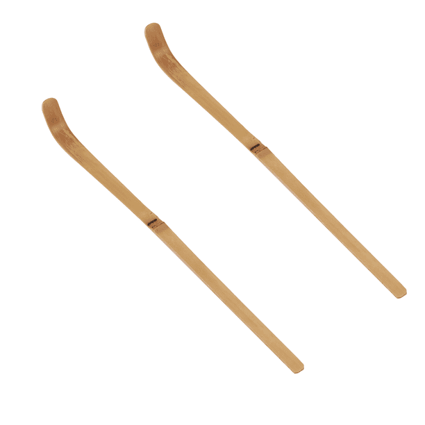 2 Cucharas de bambú para matcha, palitos para té de matcha, utensilios para la ceremonia del té