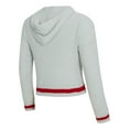 thumbnail image 3 of Women's Concepts Sport Gray/Scarlet Nebraska Huskers Whitley Long Sleeve Hoodie Top & Shorts Set, 3 of 5