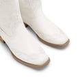 thumbnail image 3 of Bota DREAM PAIRS Vaquera con Punta Cuadrada Bordada Blanca Talla 9.5, 3 of 6