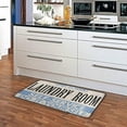 thumbnail image 2 of Dreamtimes Laundry Room Sign Kitchen Mats Washable Long Floor Runner Rug Non-Slip Fatigue Area Rugs Retro Absorbent Doormat Cushioned for Farmhouse Home Bath Indoor Outdoor Decor 39"x20", 2 of 6