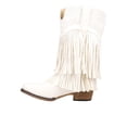 thumbnail image 3 of Roper Girls Rickrack Fringe Embroidered Snip Toe Cowboy   Mid Calf Boots, 3 of 5