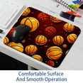 thumbnail image 6 of Basketball Printed Square Mouse Pad Desk Mat, Non-Slip Rubber Bottom Gaming Mouse Mat for Office, 8.3x9.8 Inch, 6 of 6