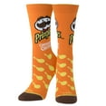 thumbnail image 2 of Cool Socks Novelty Crew Socks Women's Pringles Chips Cheddar Cheese, Graphic Print, Large, 2 of 7