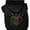 Black, variant on Pet, Dog Cat Hoodie Rhinestone, "Italy"
