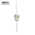 thumbnail image 1 of Support de Pot de Fleurs Intérieur Extérieur Panier Suspendu Corde en Coton Support de Pot de Plante, 1 of 8