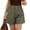 *Army Green, variant on ClodeEU Women's High Waisted A Line Wide Leg Shorts,Loose Fit Casual Short Black,Womens Plus S