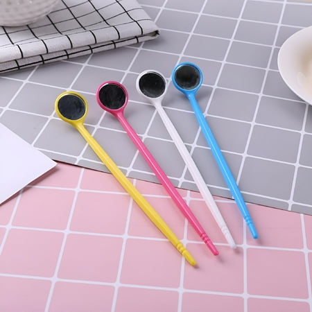 XIRQI Plastic Dental Mirror Dentist Tool Random Dental Oral Mirror Personal Teeth Care