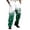 Green, variant on Festive Print Dress Trousers, Flat Front Stretch Fit, Comfortable Holiday Party Smart Casual Attire, Xmas Reindeer Snowflake Print Pants