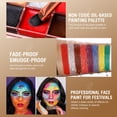 thumbnail image 3 of Oil Based Face Body Painting Large Deep Pan Color Makeup Pallet Makeup For Art Parties And White Face Paint, 3 of 7