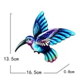 thumbnail image 4 of Decoraciones para colgar de colibrí Shamjiam Escultura de pared de pájaro, 4 of 4
