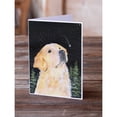 thumbnail image 2 of Starry Night Golden Retriever Greeting Cards and Envelopes Pack of 8, 2 of 2