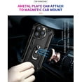 thumbnail image 6 of Phone Case for iPhone 14 Pro Max Case, Military Grade Protective iPhone 14 Pro Max Cases Cover with Ring Car Mount Kickstand for iPhone 14 Pro Max 6.7" - Black, 6 of 12