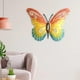 thumbnail image 4 of Decoraciones de pared de mariposas Esculturas colgantes Figuras Decoración de pared coleccionable naranja amarillo azul, 4 of 8