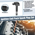 thumbnail image 2 of 6pcs Automotive Ignition Coil for Honda Odyssey 5 Door EX 5 Door LX 5 Door VAN 1999 Black, 2 of 6