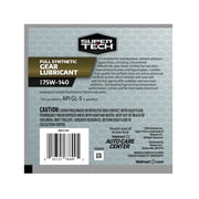Super Tech SAE 75W-140 Full Synthetic Gear Lubricant, 1 Quart Bottle