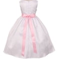 thumbnail image 3 of Big Girls' Dress Kids 3D Flower Petals Beaded Special Occasion Flower Girl Dress Flower Girl Dress Pink 10 (K20D4F), 3 of 4