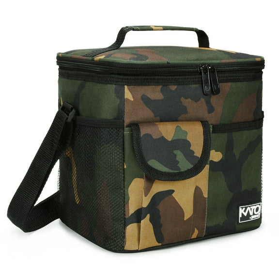 Tirrinia Large Insulated Lunch Bag for Men Women, 10.5L/ 20 Can Capacity，Oxford Leakproof Thermal Lunch Box Work School, Soft Lunch Cooler Tote Bag with Shoulder Strap