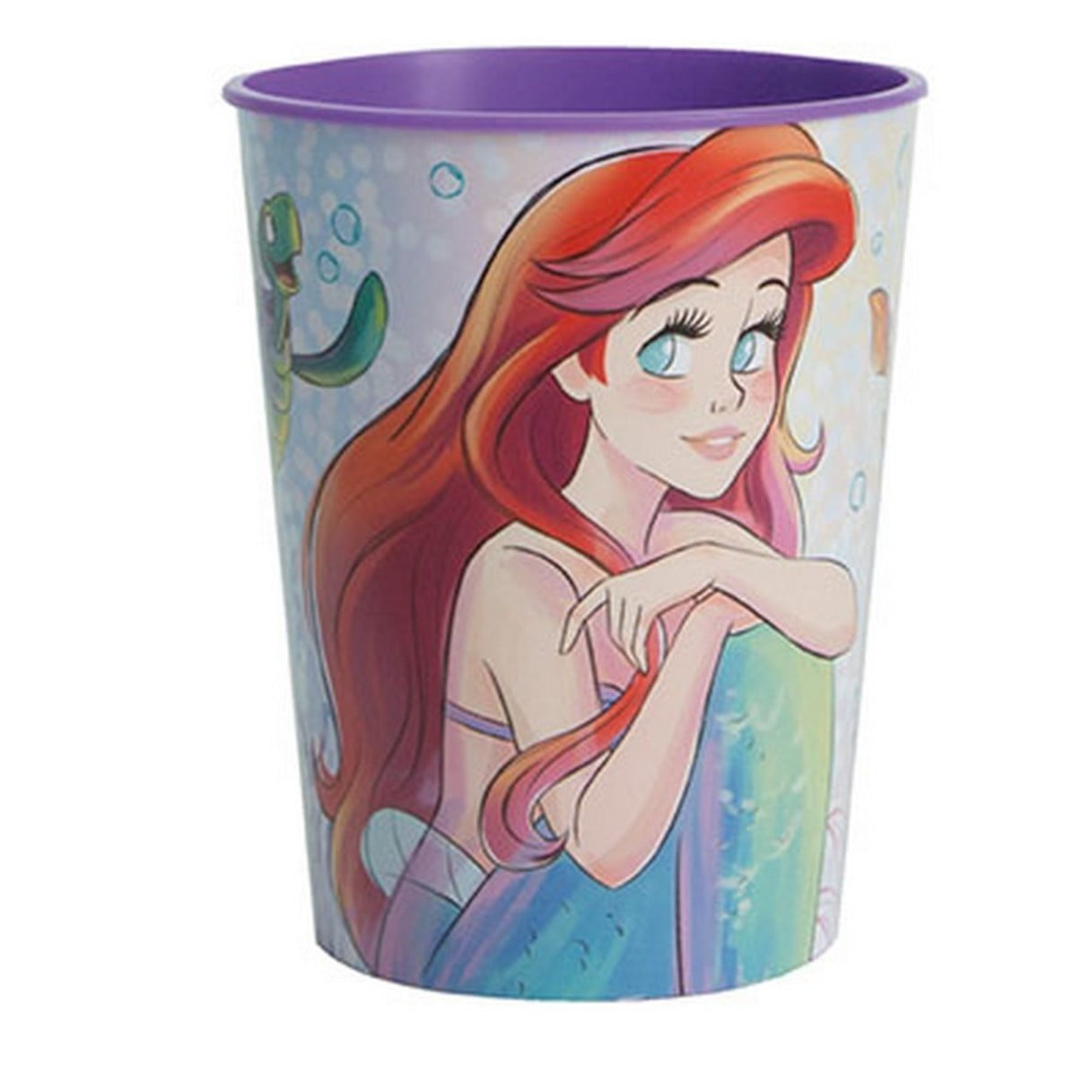 Disney Plastic Cups - Lenticular Princess Profile - Set of 4