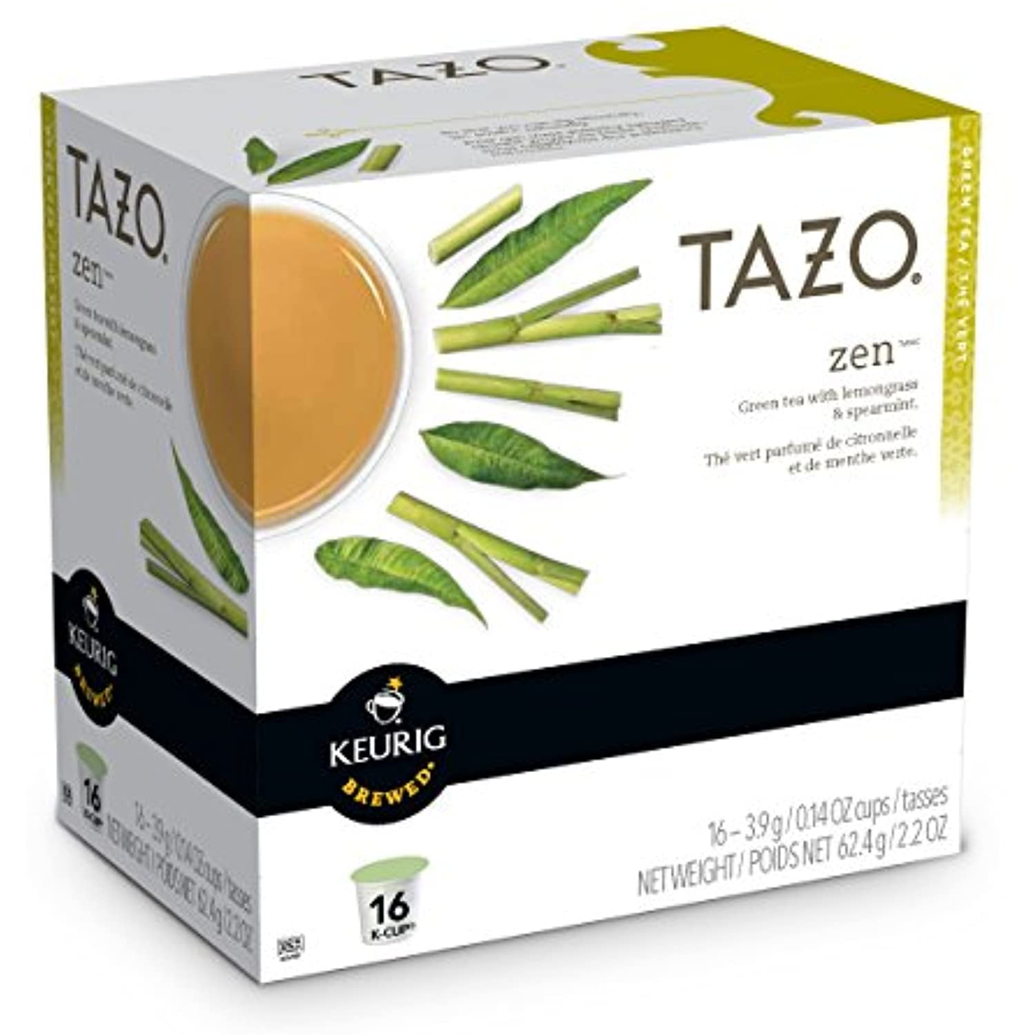 Tazo Zen Green Tea Keurig KCups, 16 Count