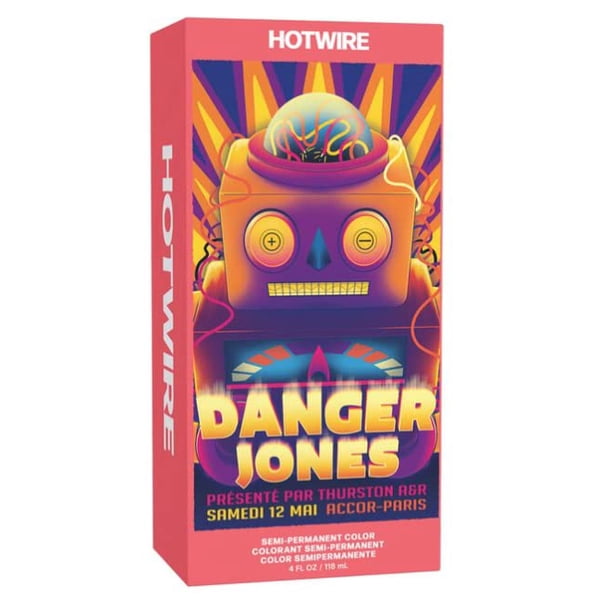 Tinte de pelo Danger Jones semipermanente Hotwire Neon Orange