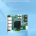 thumbnail image 4 of Tarjeta de Red Vision Frame Capture I350T4POE con Chip I350AM4, Cuatro Puertos RJ-45x4, PCIe2.0 X8 POE., 4 of 5