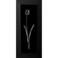 thumbnail image 2 of Villa, Milli 11x24 Black Modern Framed Museum Art Print Titled - Simple Black Flower 2, 2 of 5