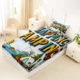 thumbnail image 4 of Erosebridal Rustic Cottage Twin Sheet Sets 3pcs for Kids Boys Girls,Happy Camping Bedding for Teens,Ultra Soft Home Decor, 4 of 5