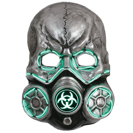 Seasons Light-Up Gas Mask, Halloween Costumes Accessory, For Adults, One Size