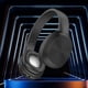 thumbnail image 3 of Auricular Bluetooth, inalámbrico, doble auricular, auriculares supraaurales negros con graves, 3 of 7