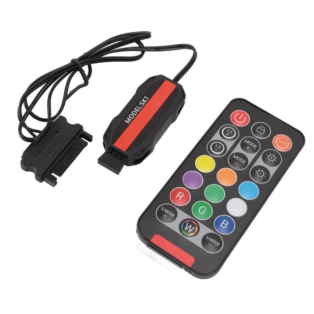 Controlador de ventilador Argb de ComputerArera, EN Serie ATA Power 160 mAh ESTABLE PC PC real Argb Controlador de Tira LED Compacto para Accessorio