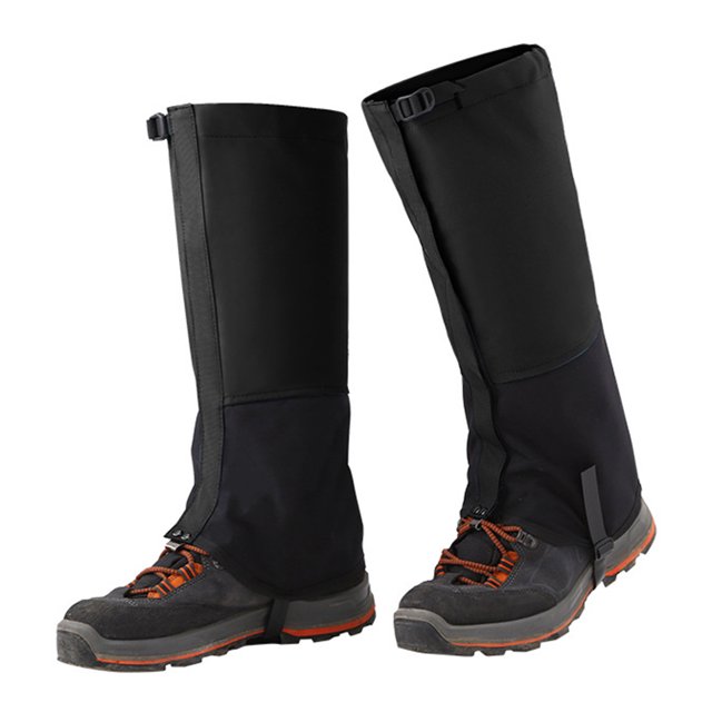 Labymos Leg Gaiters Doublé en Polaire Imperméable Réglable -Déchirure Botte de Neige Gaiters pour Randonnée en Plein Air Ski