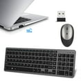 thumbnail image 4 of Keyboard Mouse Combo, 2.4GHz Ultra Thin Full Size  Keyboard And 3 DPI800/1200/1600 Mouse Set With USB Recevier For PC Laptop, 4 of 8