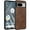 Brown, variant on X-level Google Pixel 8 Case, Anti-Scratch Premium PU Leather Soft TPU Bumper Shockproof Protective Phone Cover Case for Google Pixel 8 (Black)