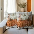 thumbnail image 6 of Fall Pumpkins Outdoor Pillows 16x16 Inch Set of 2 Autumn Harvest Pumpkin Pillowcase Buffalo Plaid Maple Leaves Decorative Throw Cushion Cover for Thanksgiving Seasonal Home Couch Porch Patio Decor, 6 of 6