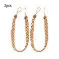 thumbnail image 3 of 2X Tie Back Curtain Bandage Hanging Decor Household Accessories Interesting Multipurpose Ornament Polyester Exquisite Light Beige, 3 of 9