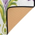 thumbnail image 3 of Ryvnso Mardi Gras Flower Area Rug Floor Mats Non-Slip Home Carpet 63 x 48 inch, 3 of 7