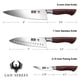 thumbnail image 2 of Set de Cuchillos de Cocina HOSHANHO Chef 20 cm Santoku 18 cm Pelador 9.5 cm, 2 of 7