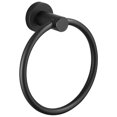 thumbnail image 2 of Wosthever Estante de acero inoxidable toallero baño toalla colgante almacenamiento inodoro ducha titular negro, 2 of 6