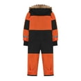 thumbnail image 4 of longantii Snow Suit for Kids Insulated Snowsuit Boys Girls One Piece Snow Clothes Winter Outdoor Waterproof Jumpsuit Snowboarding Saffron 14-15 Years, 4 of 6
