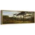 thumbnail image 5 of IDEA4WALL Extra Large Framed Canvas Print Wall Art Forest Clearing Classic Landscape Pastoral Nature Scenery Antique Retro Fine Art Countryside Decorative for Home Decoration - 60"x20", 5 of 5