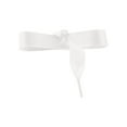 thumbnail image 4 of INSPIRE CHIC 1 Pair Colorful Ribbon Satin Silky Flat Wide Shoelaces Shoestrings for Sneakers White 140cm/55.12", 4 of 4