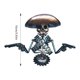 thumbnail image 5 of Escultura de adorno de capó de pistolero de calavera de vaquero, emblemas decorativos automotrices de Hot Rod, accesorios de decoración Exterior de vehículos antiguos, 5 of 5