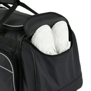 Protege 28-inch Jumbo Sport Duffel Bag for Travel, Black